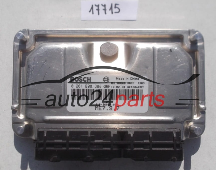 MOTORSTEUERGERÄT ECU STEUERGERAT DAIHATSU SIRION 1.3 BOSCH  0261B08388, MOTRONIC ME7.9.7