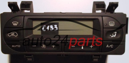 HEATING AND AIR CONDITIONING CONTROL PANEL SWITCH CLIMATRONIC CITROEN C3 96377775XT, 96377775 XT 
