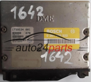 ECU ENGINE CONTROLLER BMW E36 316 1.6 BOSCH 0261200522, 0 261 200 522, 12141739534, 1739534, DME 1 739 534 
