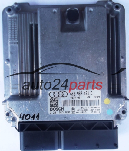 ECU ENGINE CONTROLLER AUDI A6 3.0 TDI 4F0907401C, 4F0 907 401 C, 4F0910402E, 4F0 910 402 E BOSCH 0281013610, 0 281 013 610 EDC16CP 1039S16428