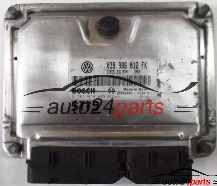 ΜΟΝΑΔΑ ΕΛΕΓΧΟΥ ΚΙΝΗΤΗΡΑ SEAT LEON 1.9 TDI ASV 038906012FK, BOSCH 0281010683