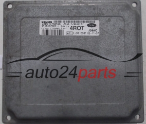 CENTRALINA DO MOTORE FORD FIESTA FUSION 1.4 SIEMENS S118107002 J, S118107002J, 2S6A-12A650-SF, 2S6A12A650SF, 4ROT, SIM 22 