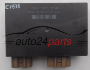 Μονάδα ελέγχου άνεσης VW SEAT SKODA HELLA 5DK 007 697-01, 5DK00769701, 3B0 959 796, 3B0959796 