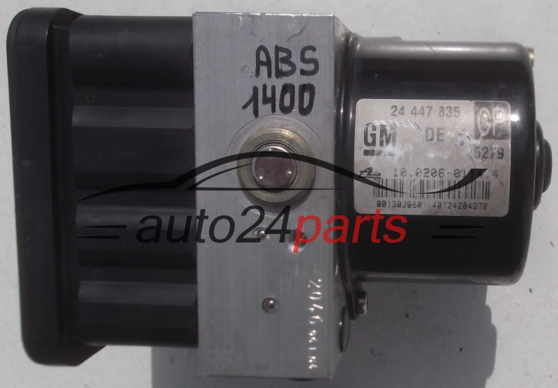 ABS CENTRALINA POMPA OPEL ASTRA H ZAFIRA B GM 24 447 835 GP, 24447835 GP, ATE 10.0206-0114.4, 10020601144, 10.0960-0525.3, 10096005253