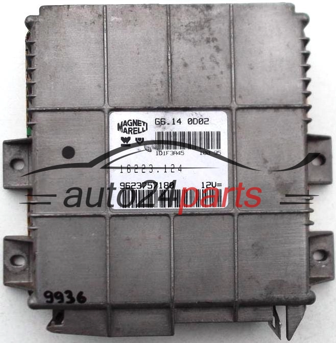 Μονάδα Ελέγχου Κινητήρα CITROEN PEUGEOT 306 1.4 MAGNETI MARELLI G6.14 0D02, G6140D02, 16223.124, 16223124, 9623757180 