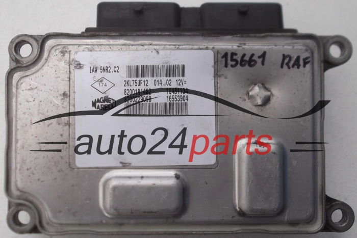 Μονάδα Ελέγχου Κινητήρα RENAULT CLIO Magneti Marelli IAW 5NR2.C2, IAW5NR2C2, 8200181482, 8200229098, 16481134, 16553904 