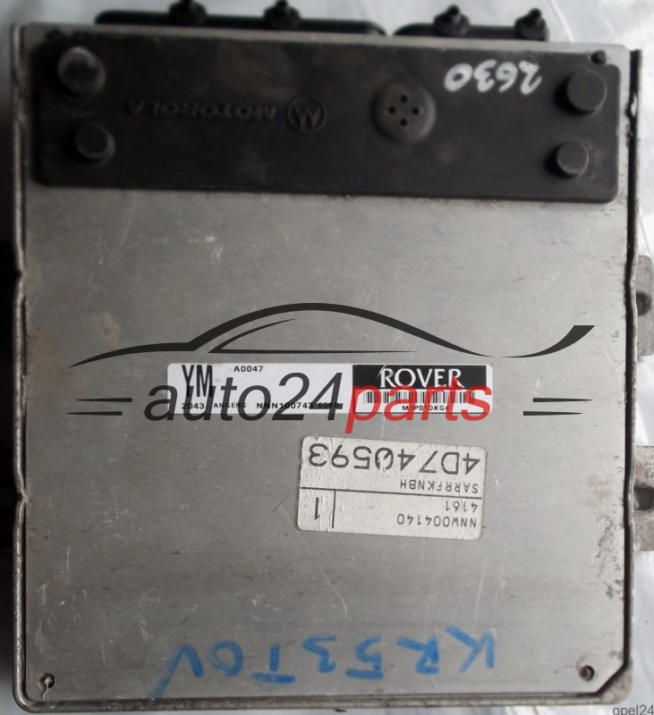 calculateur moteur pour rover 25, 45 mg zr 1.4
