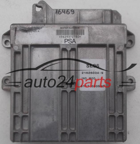 CENTRALINA MOTORE PEUGEOT 306 1.8 SAGEM SL96-4 21626034-9 9629372780 