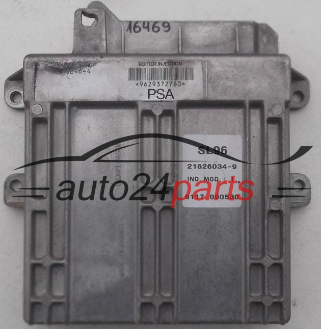 CENTRALINA MOTORE PEUGEOT 306 1.8 SAGEM SL96-4 21626034-9 9629372780 