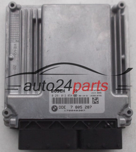 ECU CENTRALITA DE MOTOR  BMW 3.0 DIESEL BOSCH 0 281 013 854,  DDE 7 805 287