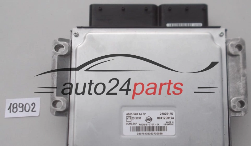 KOMPUTER STEROWNIK SILNIKA SSANGYONG RODIUS R0412C019A, A665 540 44 32, A6655404432, 28075135