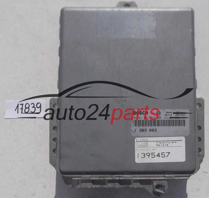 KOMPUTER STEROWNIK SILNIKA SCANIA C94 D94 BOSCH 0 281 001 322