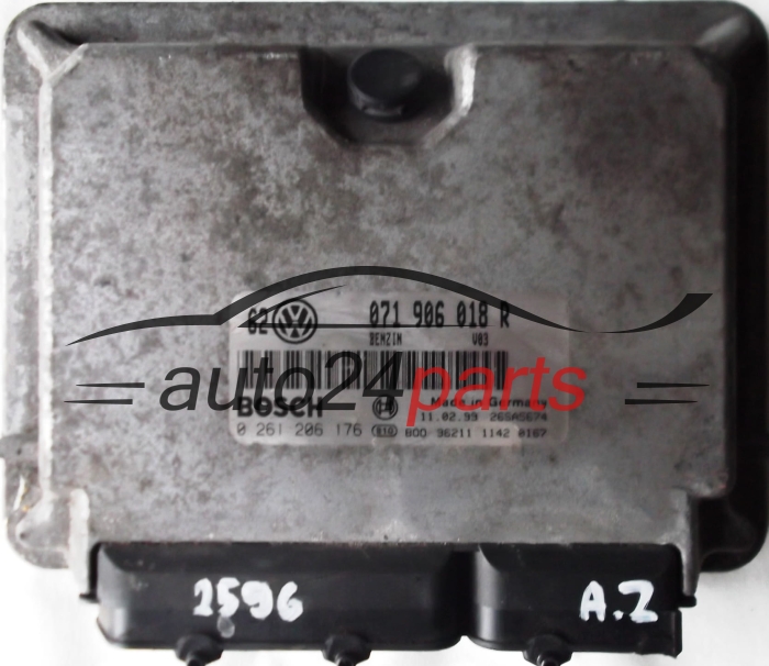MOTORSTEUERGERÄT ECU STEUERGERÄT VW VOLKSWAGEN GOLF BORA 2.3 071906018R, BOSCH 0 261 206 176, 0261206176 