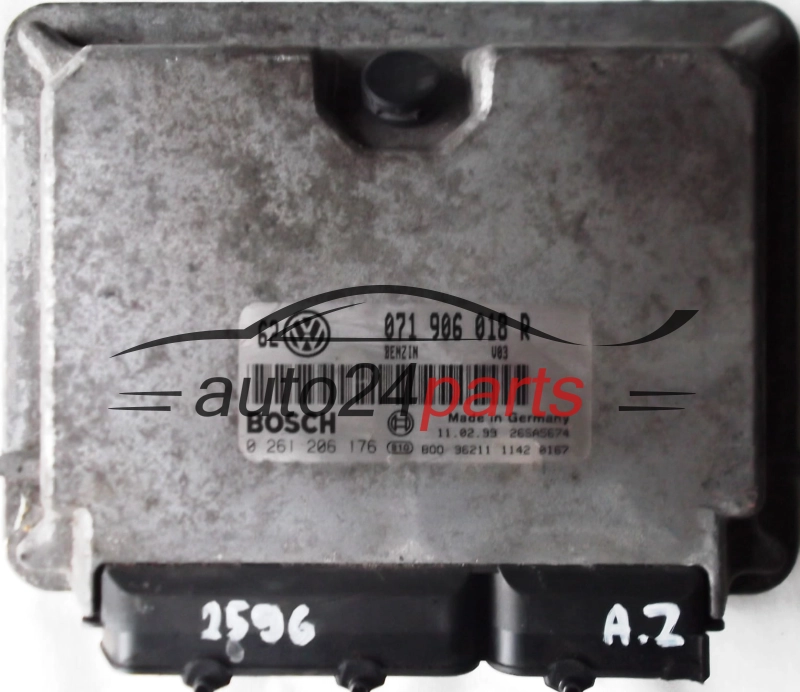 MOTORSTEUERGERÄT ECU STEUERGERÄT VW VOLKSWAGEN GOLF BORA 2.3 071906018R, BOSCH 0 261 206 176, 0261206176 