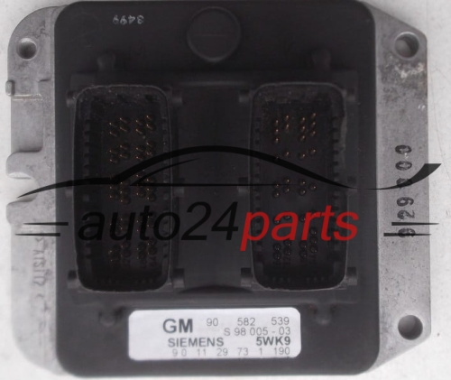MOTORSTEUERGERÄT ECU STEUERGERÄT OPEL ASTRA ZAFIRA 1.8 X18XE1 SIEMENS 5WK9 1 190