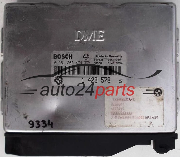 KOMPUTER STEROWNIK SILNIKA BMW 540 4.0 BOSCH 0 261 203 474, 0261203474, 1 429 884, 1429884