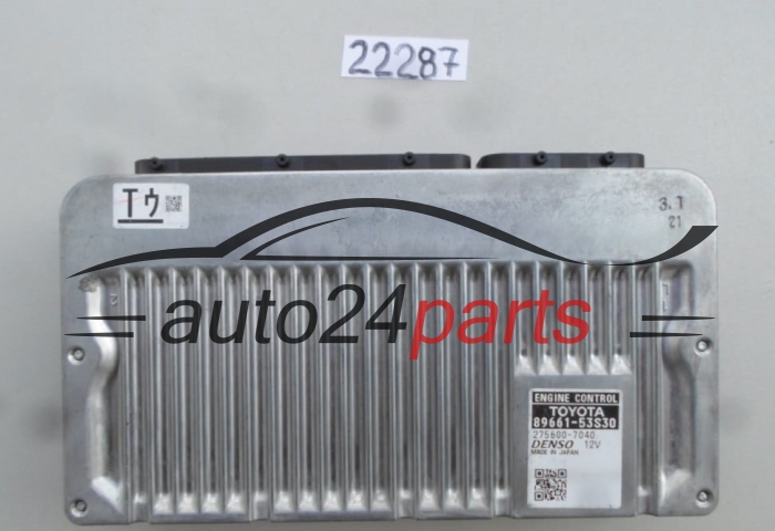 CENTRALINA DO MOTORE TOYOTA LEXUS 89661-53S30, 8966153S30, 275600-7040, 2756007040