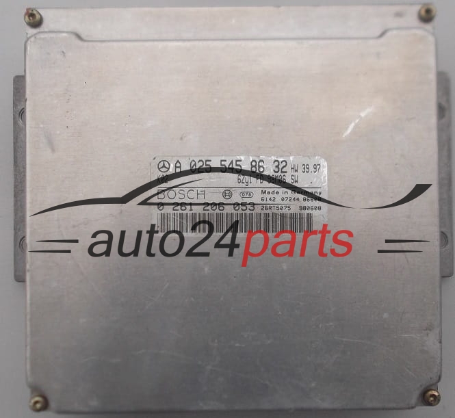 ECU ENGINE CONTROLLER MERCEDES W211 E320 A0255458632, 0255458632, A 025 545 86 32 BOSCH 0261206053, 0 261 206 053 