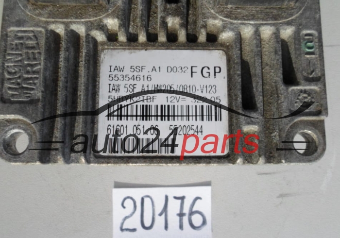 KOMPUTER STEROWNIK SILNIKA FIAT STILO 1.6 Magneti Marelli IAW 5SF.A1, IAW5SFA1, 61601.051.06, 6160105106