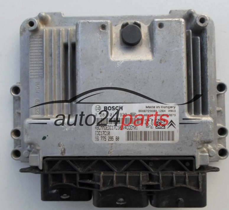 Μονάδα Ελέγχου Κινητήρα  CITROEN PEUGEOT 1.6 HDI BOSCH 0 281 017 920,  96 775 295 80