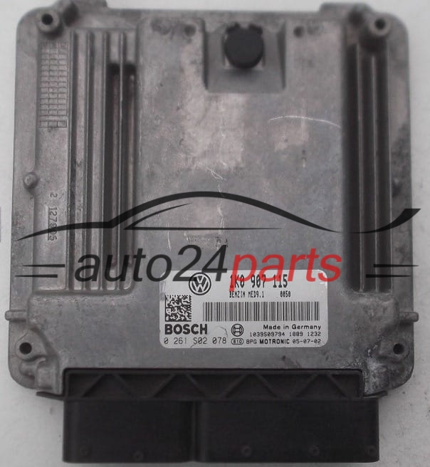 Μονάδα Ελέγχου Κινητήρα VOLKSWAGEN GOLF 2.0 TFSI BOSCH 0 261 S02 078,  1K0 907 115