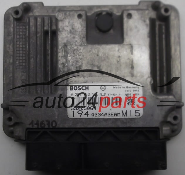 KOMPUTER STEROWNIK SILNIKA FIAT CROMA 1.9 JTD BOSCH 0281012963, 55205064