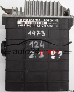 MOTORSTEUERGERÄT ECU STEUERGERÄT MERCEDES W201 W124 W126 2.6 A0075451432, 0075451432, A 007 545 14 32, BOSCH 0280800284, 0 280 800 284 