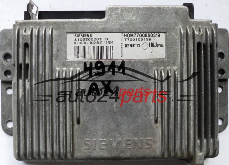 ΜΟΝΑΔΑ ΕΛΕΓΧΟΥ ΚΙΝΗΤΗΡΑ RENAULT MEGANE 1.6 SIEMENS S105300203B, HOM7700860319, 7700105156