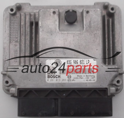 ECU ENGINE CONTROLLER SEAT 2.0 TDI BOSCH 0 281 013 283,  03G 906 021 LP