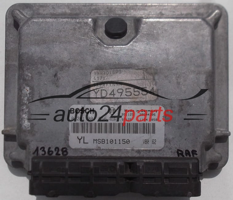  KOMPUTER STEROWNIK SILNIKA ROVER 25 45 MG ZR 2.0 BOSCH 0281001956