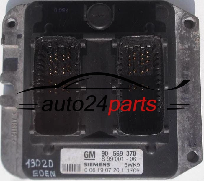 ECU ENGINE CONTROLLER OPEL VECTRA B 1.8 GM 90 569 370, 90569370, SIEMENS 5WK9 1706, 5WK91706