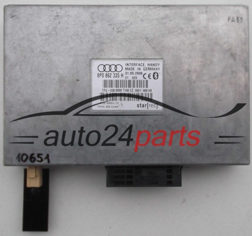CENTRALITA DE BLUETOOTH  AUDI A3 A4 A6 8P0 862 335 H, 8P0862335H 