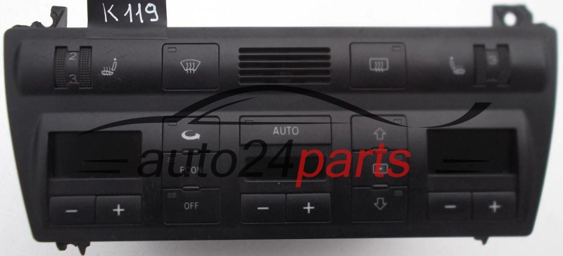 PANEL OGRZEWANIA STEROWNIK NAWIEWU REGULATOR KLIMATRONIK AUDI A6 S6 RS6 4B0 820 043 J, 4B0820043J, 5HB 007 604-18, 5HB00760418