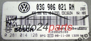 Μονάδα Ελέγχου Κινητήρα VOLKSWAGEN TOURAN 1.9 TDI BOSCH 0 281 014 128