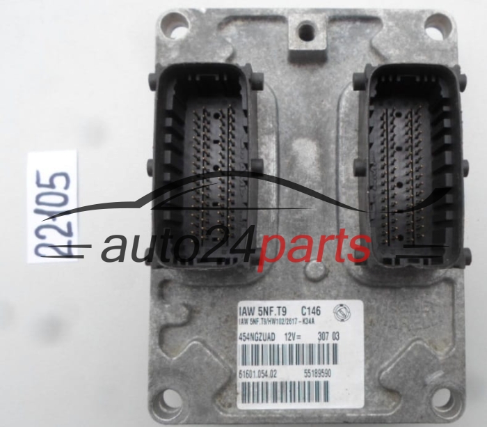 CENTRALITA DE MOTOR FIAT STILO 1.6 Magneti Marelli IAW 5NF.T9, IAW5NFT9, 55189590