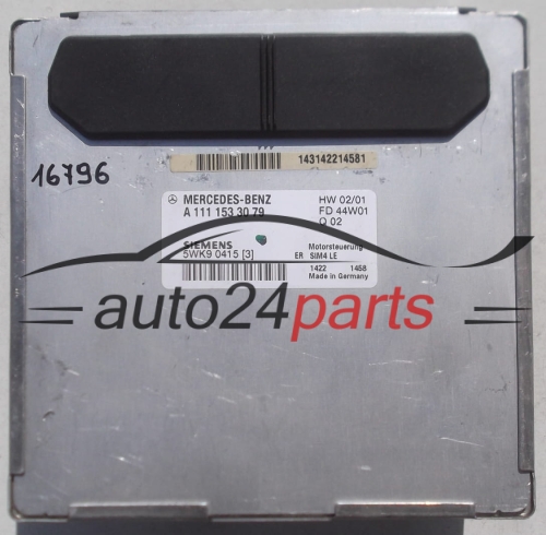 ECU CENTRALITA DE MOTOR MERCEDES W210 E200 SIEMENS 5WK9 04153 5WK90415, A 111 153 30 79, 1111533079, A1111533079, SIM4 LE