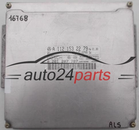 Μονάδα Ελέγχου Κινητήρα MERCEDES ML BOSCH 0 261 207 707, 0261207707, A 112 153 22 79, A1121532279