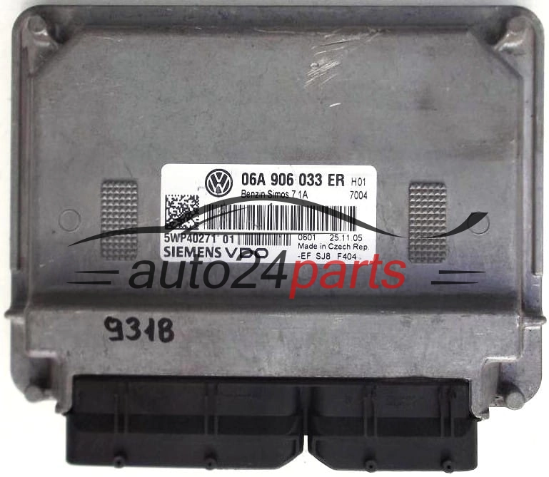 ΜΟΝΑΔΑ ΕΛΕΓΧΟΥ ΚΙΝΗΤΗΡΑ VW VOLKSWAGEN CADDY 1.6, SIEMENS 5WP40271 01