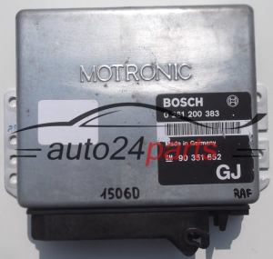 ECU ENGINE CONTROLLER OPEL OMEGA BOSCH 0 261 200 383, 0261200383, GM 90 351 652 GJ, 90351652GJ 