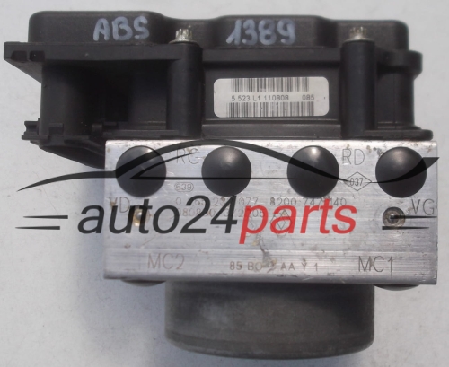 ABS POMPA I STEROWNIK RENAULT CLIO  0 265 232 077, 0265232077, 8200 747 140, 8200747140, 0 265 800 559, 0265800559