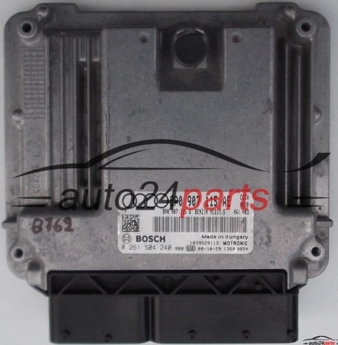 ECU ENGINE CONTROLLER AUDI A3, TT, BOSCH 0 261 S04 240, 0261S04240, 8P0 907 115 AE, 8P0907115AE, MED17.5