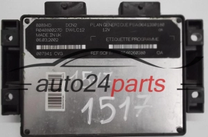 CENTRALINA MOTORE PEUGEOT 206 1.9 LUCAS R04080027D, PSA 9641390180, SOFT 9646260380, DCN2, DWLC12