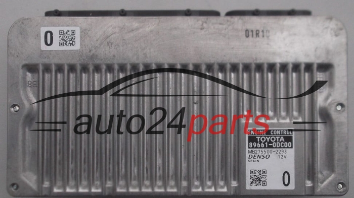 CALCULATEUR MOTEUR TOYOTA YARIS 1.5 DENSO MB275500-2293,  89661-0DC00