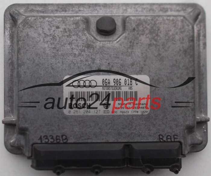 KOMPUTER STEROWNIK SILNIKA AUDI A3 1.8 AGN 06A906018C, 06A 906 018 C, BOSCH 0261204127, 0 261 204 127, 0 261 204 126, 0261204126, MOTORSTEUERUNG V05 26SA4873 