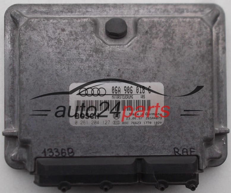 KOMPUTER STEROWNIK SILNIKA AUDI A3 1.8 AGN 06A906018C, 06A 906 018 C, BOSCH 0261204127, 0 261 204 127, 0 261 204 126, 0261204126, MOTORSTEUERUNG V05 26SA4873 