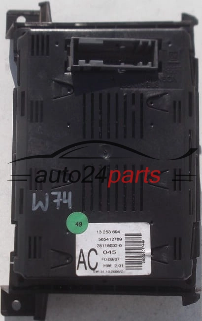 Schermo del display multifunzione radio  OPEL ASTRA H GM 13 253 694 AC, 28118032-6