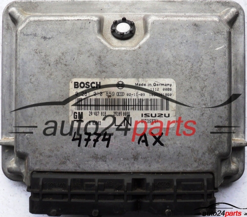 ECU CENTRALITA DE MOTOR OPEL ASTRA G 1.7 CDTI Z17DTL 24467018 LN, 24 467 018, 24467020, 6235212, 62 35 212, BOSCH 0281010859, 0 281 010 859, ISUZU 8973068764
