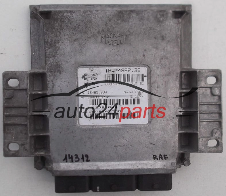 Μονάδα Ελέγχου Κινητήρα PEUGEOT 206 MAGNETI MARELLI  IAW48P238, 16469034, 9642606280, 16379044, 9642247380