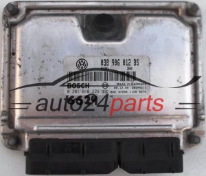 KOMPUTER STEROWNIK SILNIKA SEAT LEON TOLEDO 1.9 TDI AGR 038 906 012 BS, 038906012BS, BOSCH 0 281 010 228, 0281010228, 28SA4211 - 1156, 1144, 6618, 6624, 974