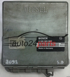 ECU ENGINE CONTROLLER BMW E36 325 2.5 TDS BOSCH 0281001382, 0 281 001 382, 2246484, 28RTD751 